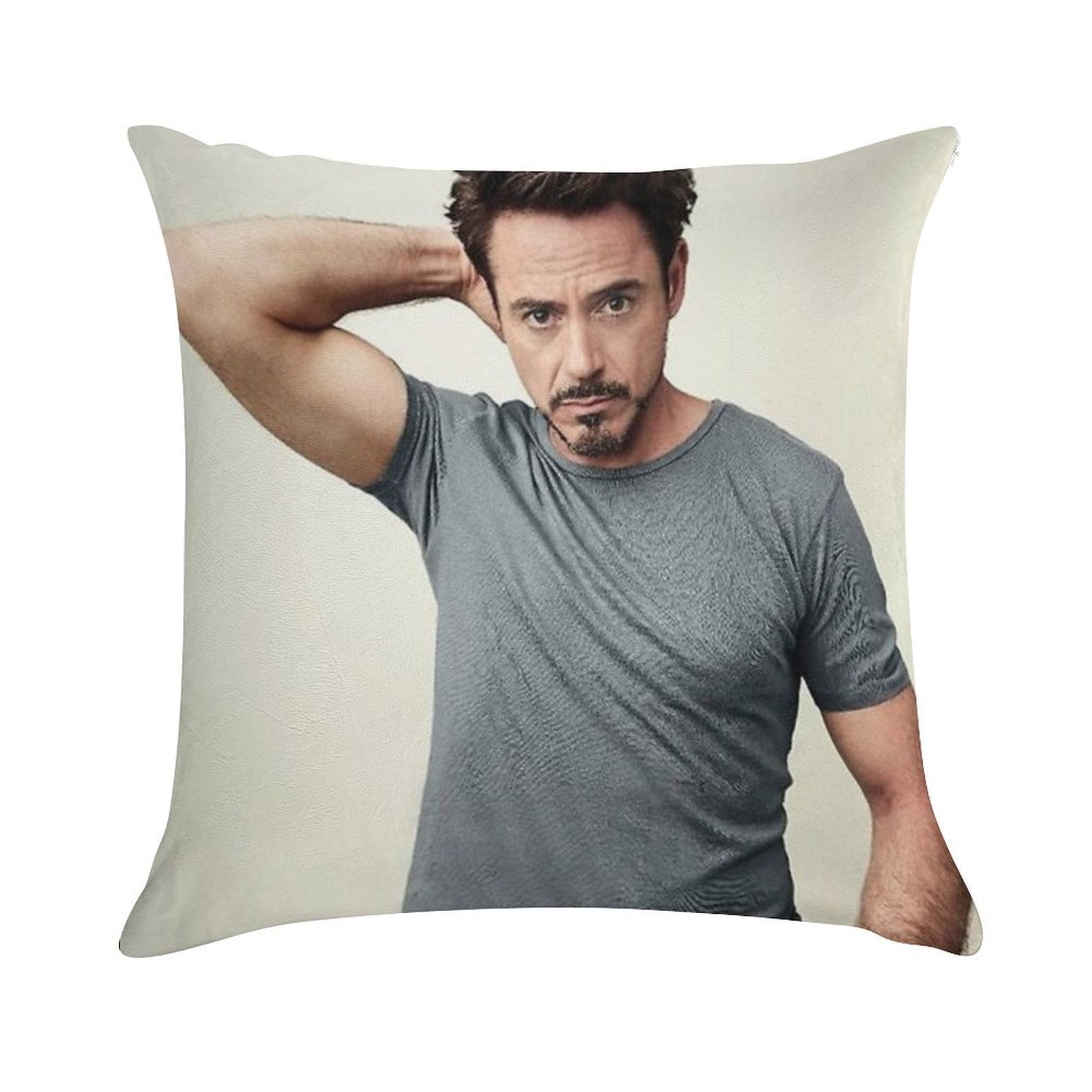 Robert Downey Jr Soft Washable Throw Pillow