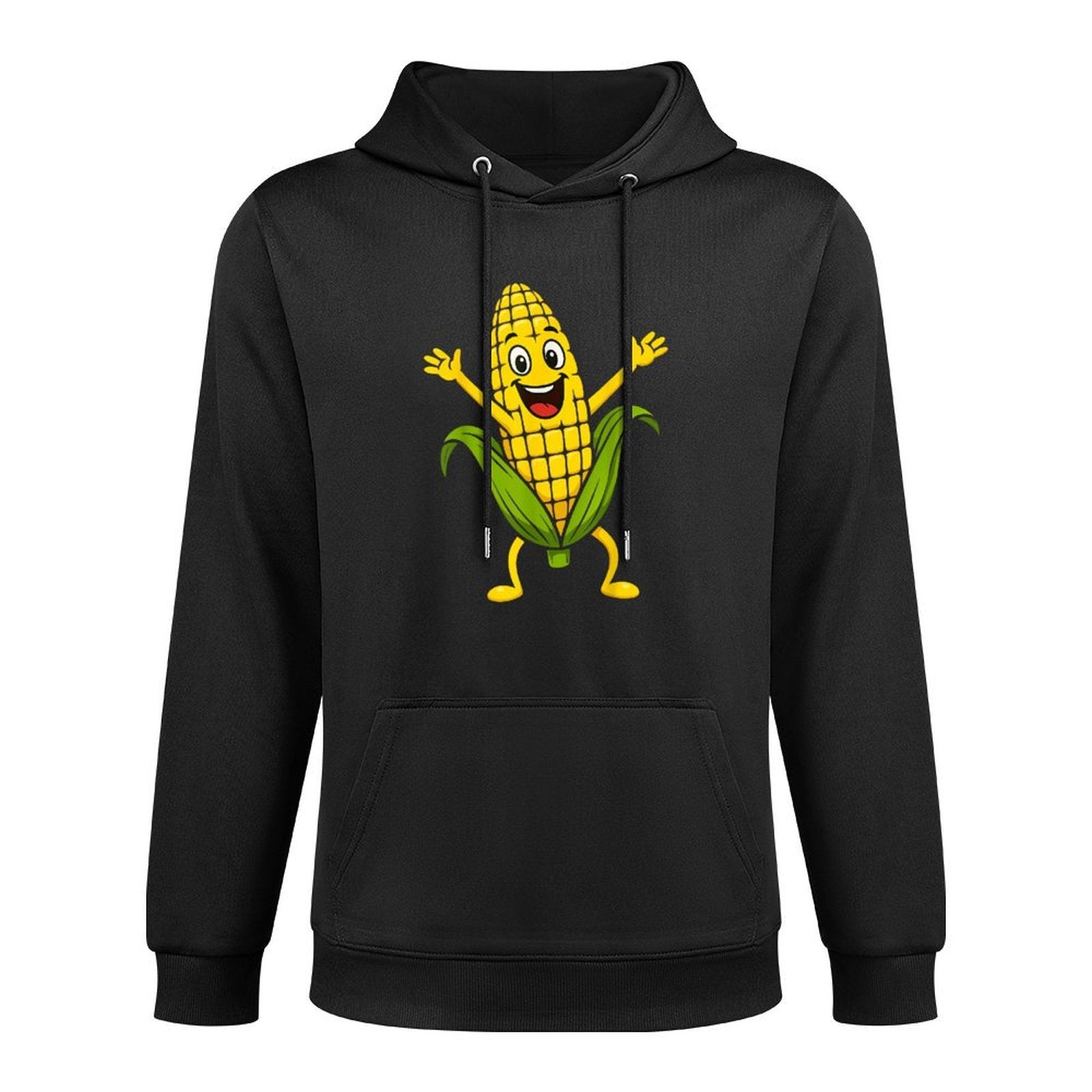 Funny Corn Design for Men Women Sweet Corn On The Cob Lovers Adjustable Hood Hoodie