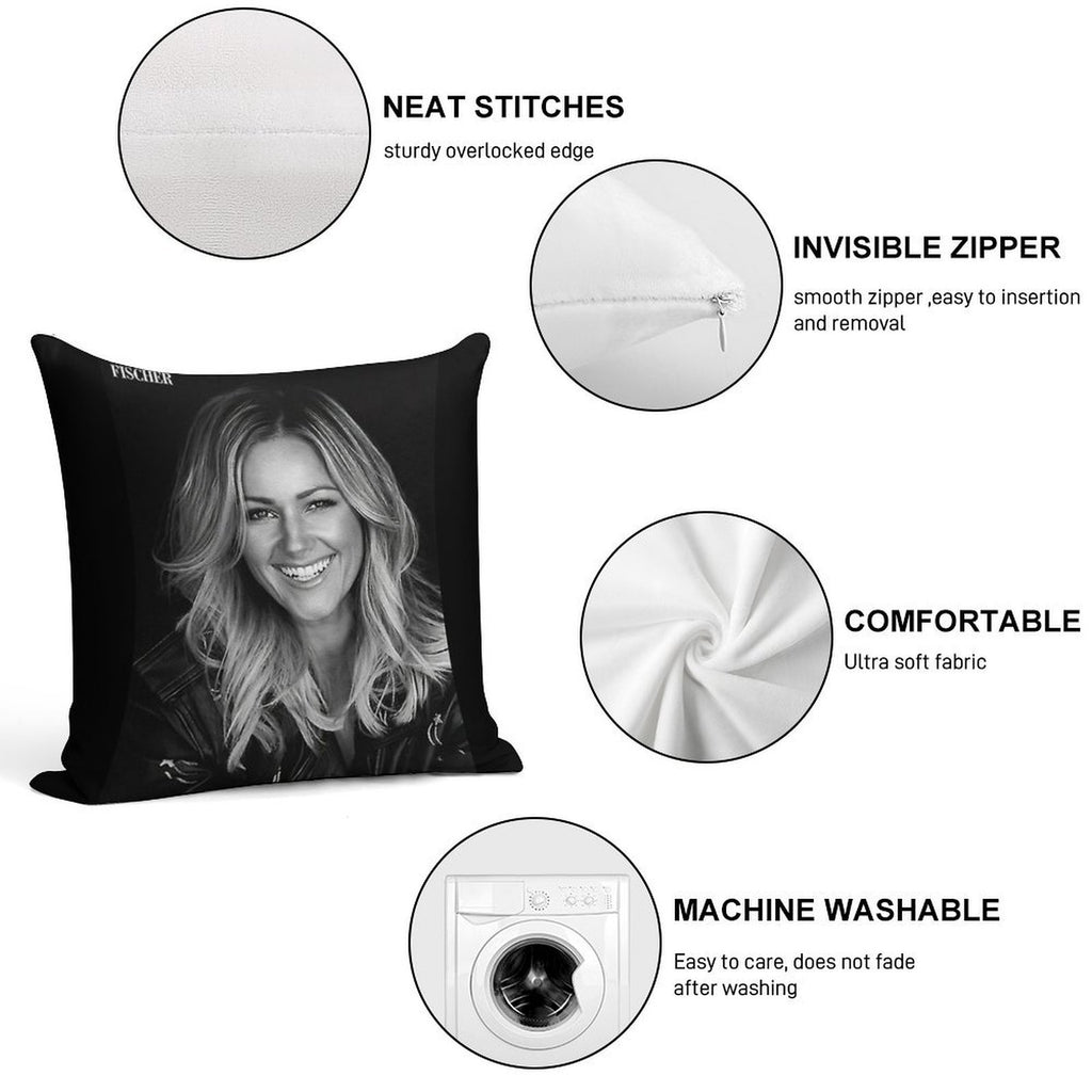 Helene Fischer Soft Shrink-Resistant Throw Pillow