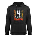 4th Birthday 4 Years Old Vintage Retro 48 Months Boy Girl Easy Care Hoodie