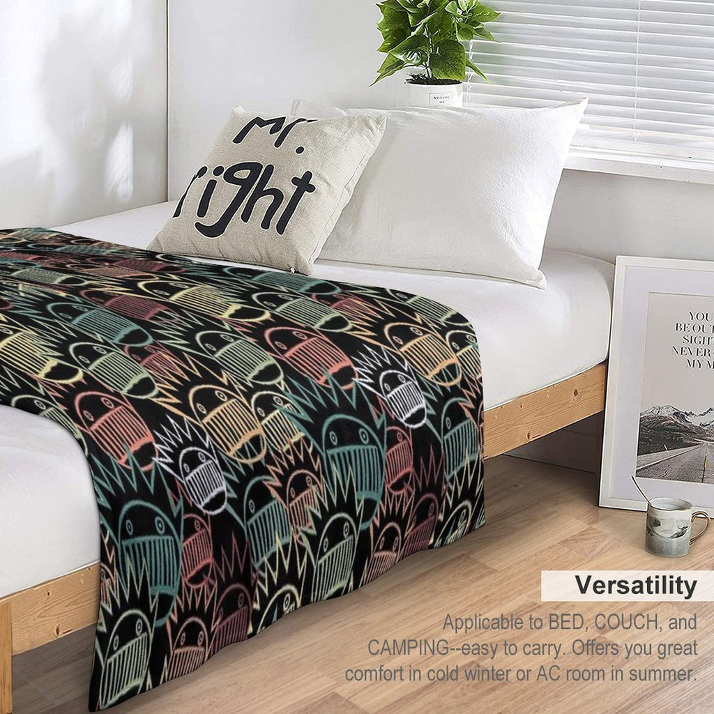 Boognish Pattern Comfort Throw Blanket