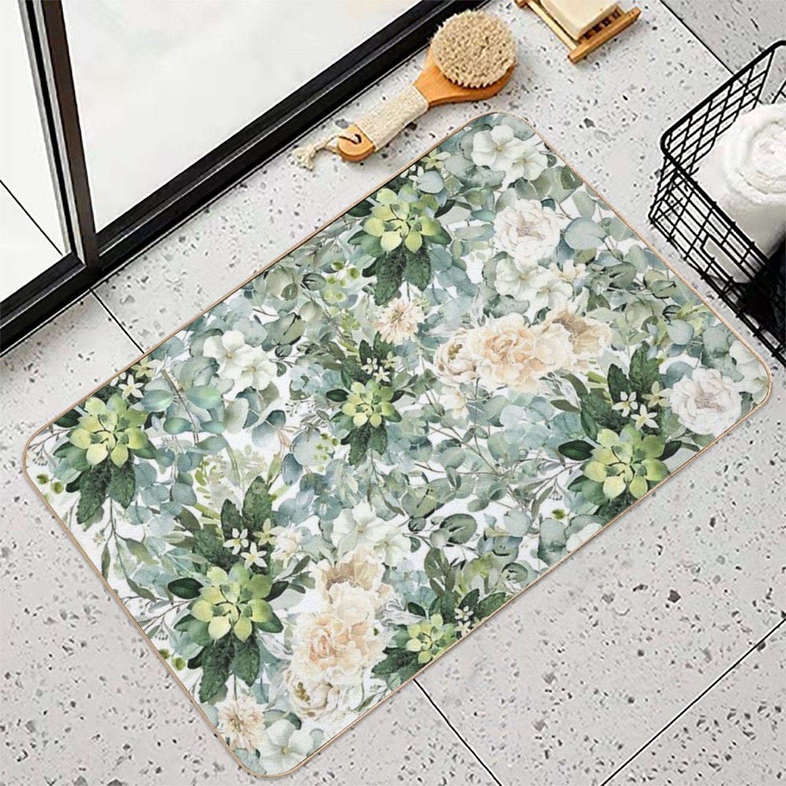 Foliage Burst  Versatile Bath Mat