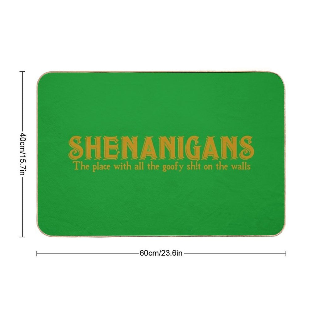 Shenanigans (The Place with All The Goofy S#it on The Walls)!  Toxin-Free Bath Mat