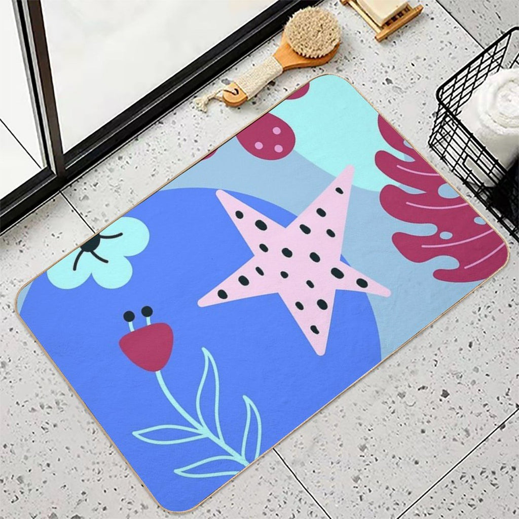 Whimsical Simplicity  Dirt-Trapping Bath Mat