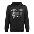What The F Music Note Medium-Weight Fabric Hoodie