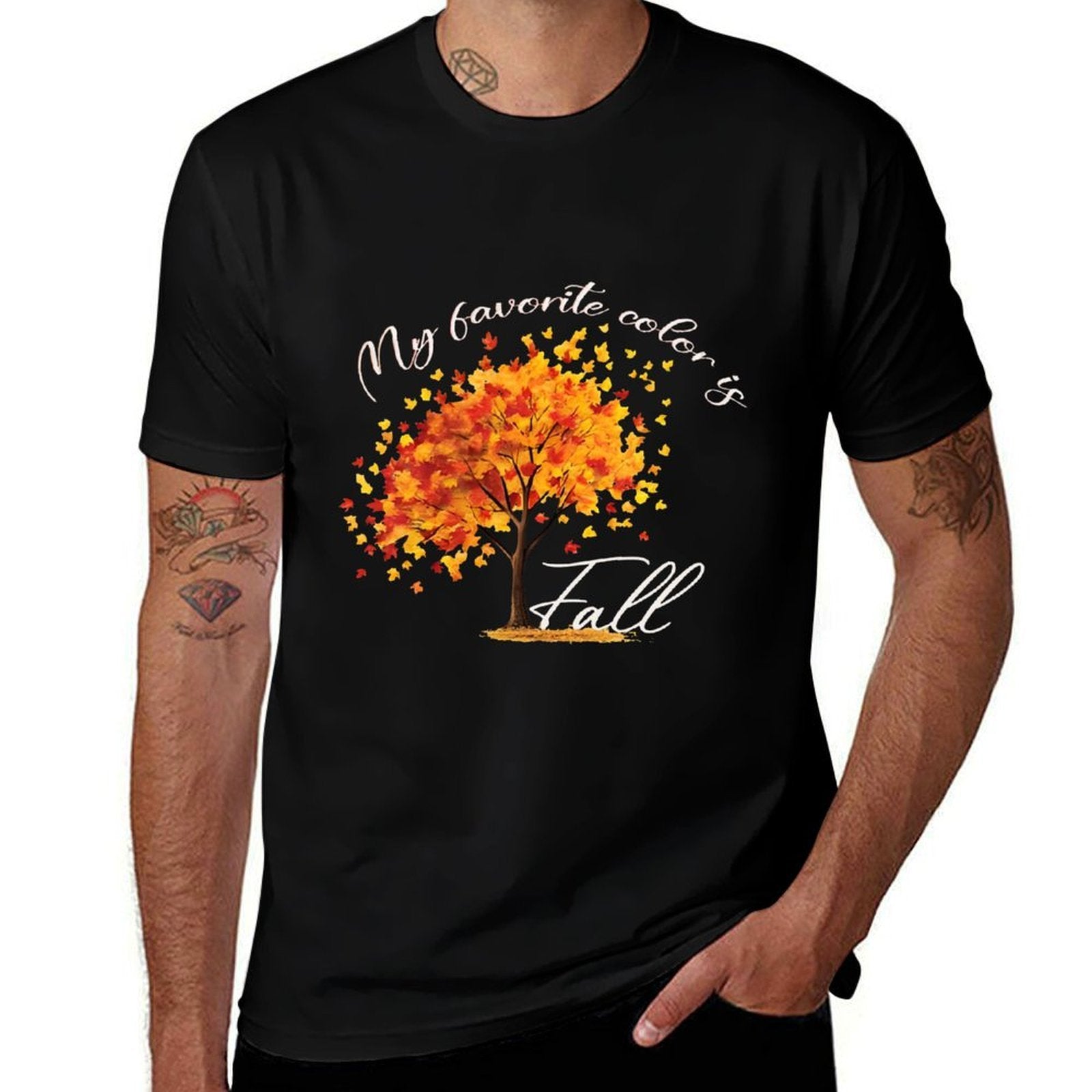 My Favorite Color Is Fall Sweatshirt  Slim-fit Cut T-Shirt