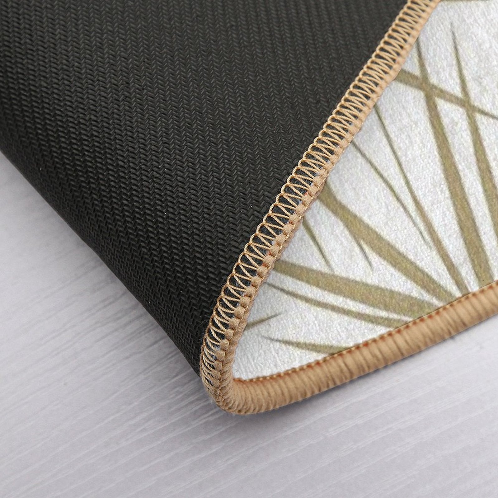 Palm Leaves Cali Finesse #2 #gold #tropical #decor #art  Eco-Friendly Bath Mat