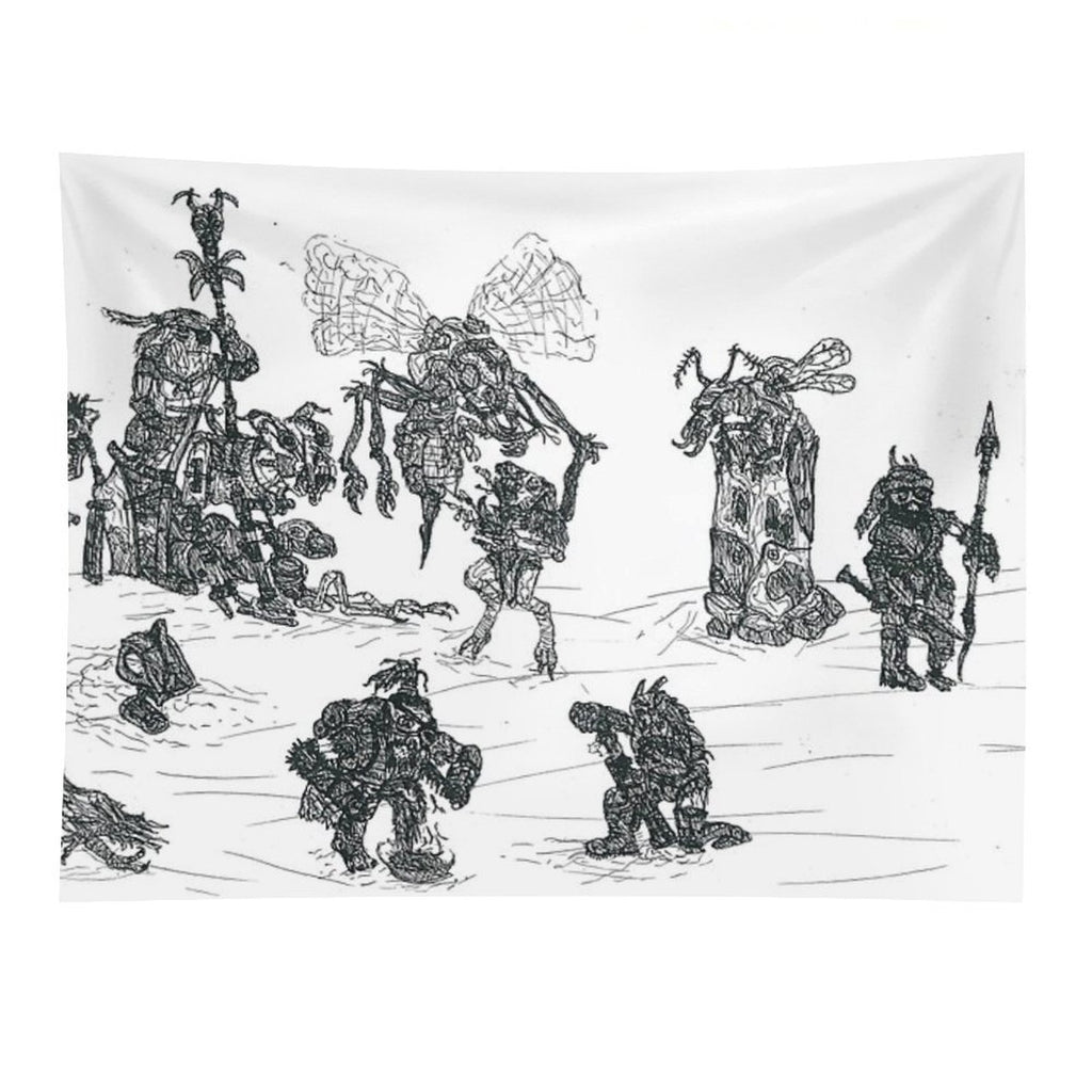 The Bug Lord Tapestry