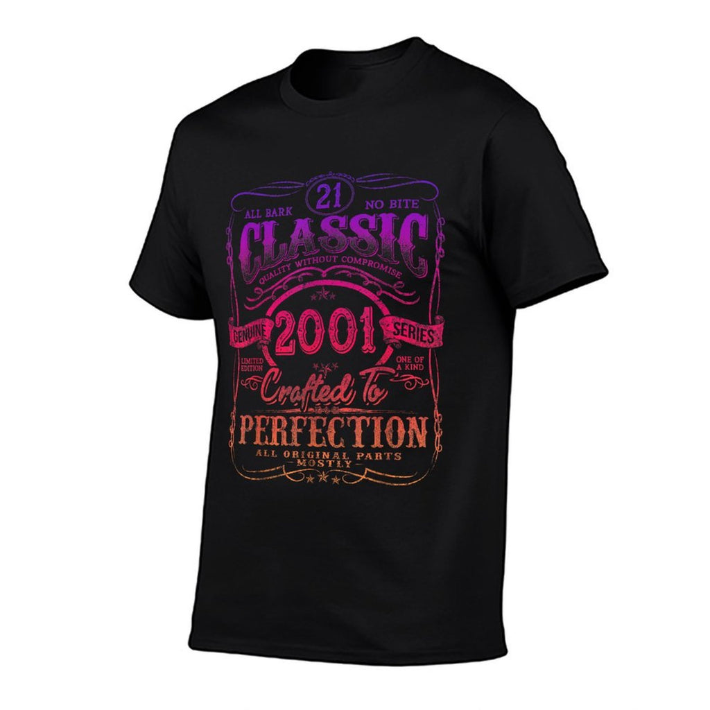 Vintage 2001 Limited Edition 21 Year Old 21st Birthday  Graphic-printed T-Shirt