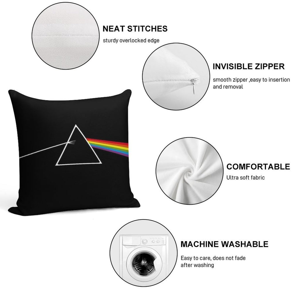 The Dark Side Of The Moon - PiinkFloyd List Album Songs  002 Soft Multiple Sizes Throw Pillow