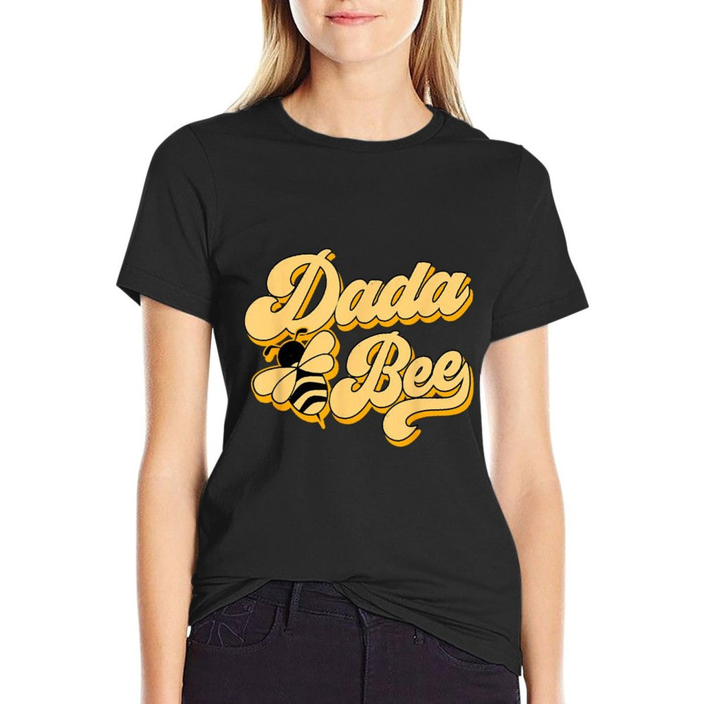 Mens Dada Bee 1st Birthday Outfit For Beekeeper Daddy Papa Men  Rolled Sleeves T-Shirt