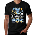 Birthday Boy 2 Present Blue Dog Lovers 2nd Birthday Toddlers  Odor-resistant T-Shirt
