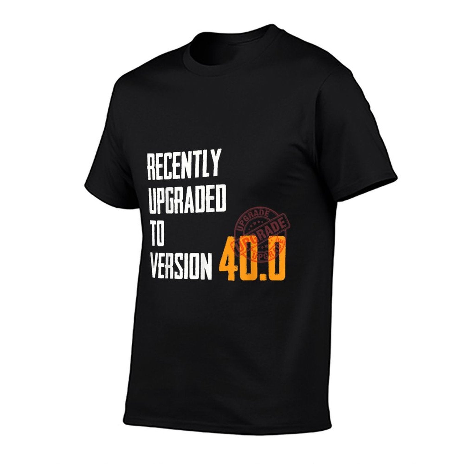 40th Birthday Gift Made in 1977 Version 40.0  Oversized Silhouette T-Shirt