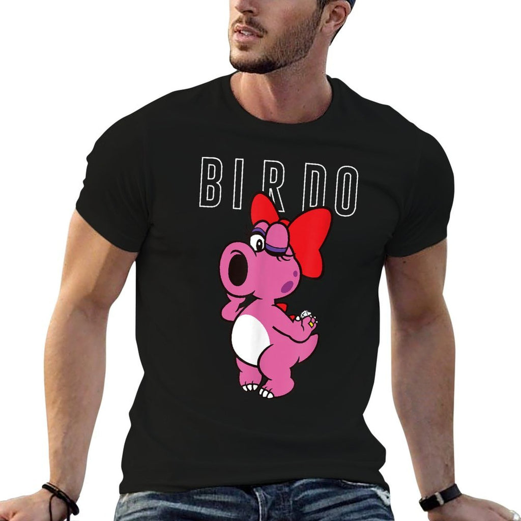 Super Mario Bros Birdo Big Pink Portrait Simple Text  Classic T-Shirt
