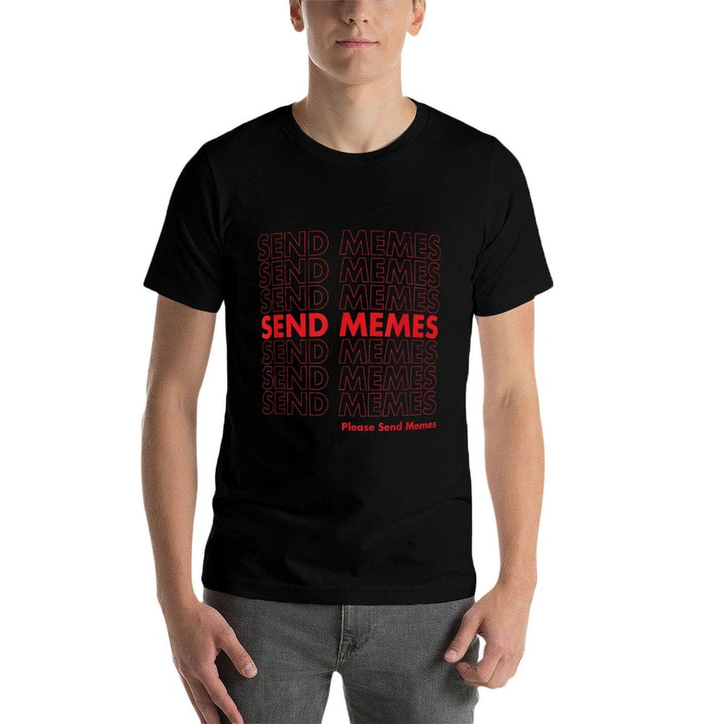Thank You Send Memes Plastic Bag - Funny Meme  Tagless Design T-Shirt