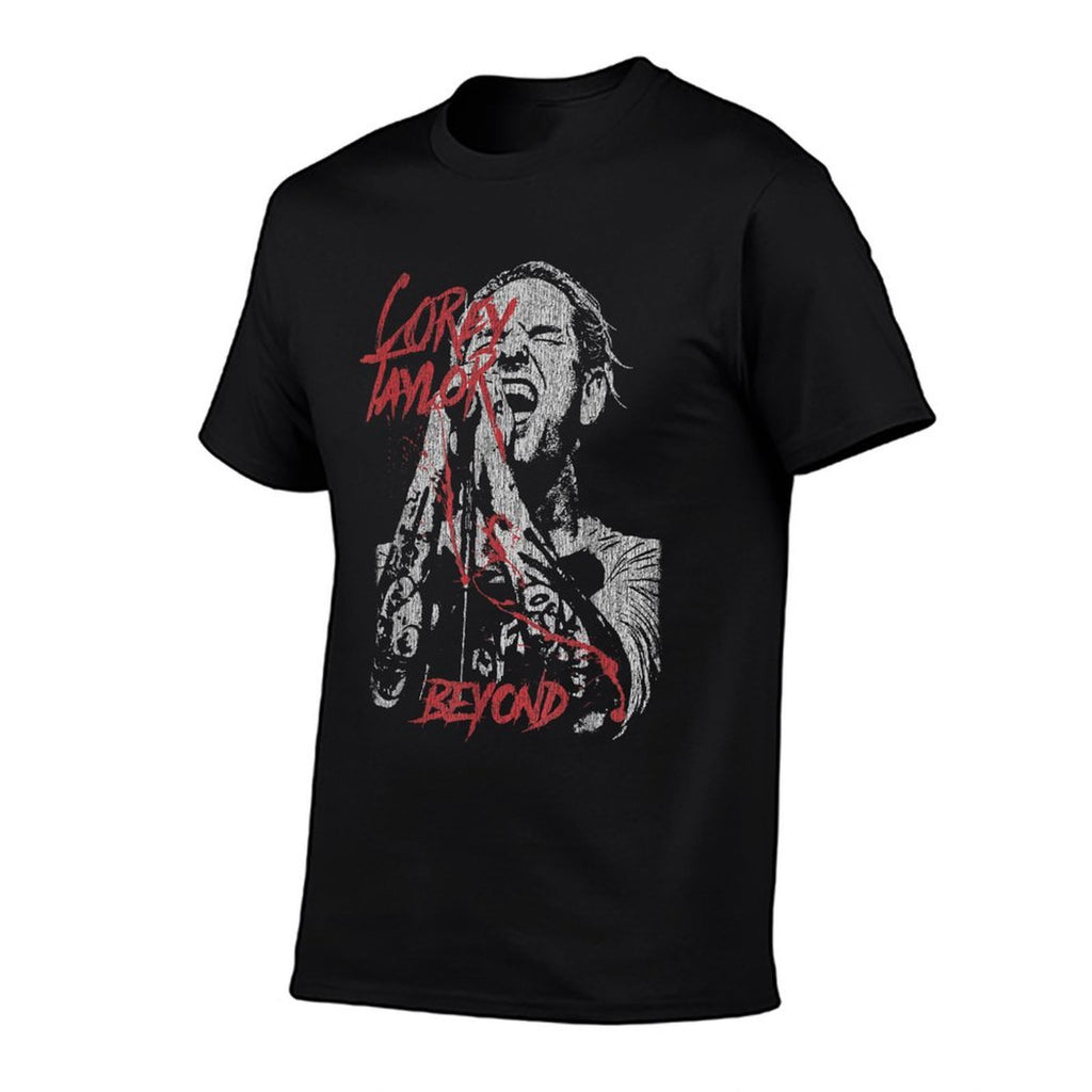 Control Industry - Corey Taylor Unisex Black Graphic - Small - - Crew Neck - Modern - Music - Novelty - Womens - Lightweight - N  Lightweight T-Shirt