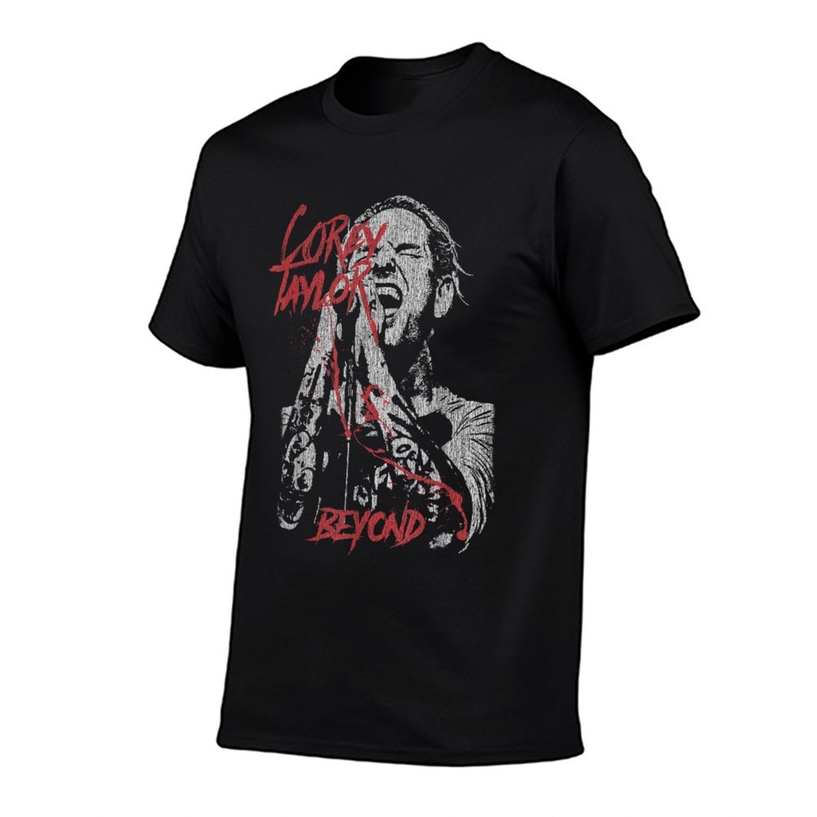 Control Industry - Corey Taylor Unisex Black Graphic - Small - - Crew Neck - Modern - Music - Novelty - Womens - Lightweight - N  Lightweight T-Shirt