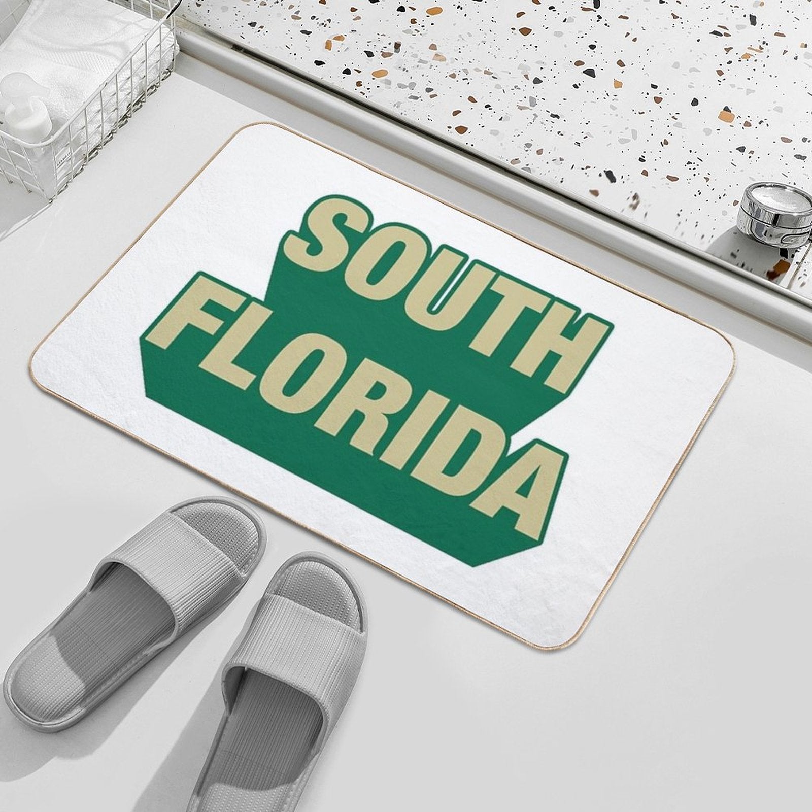 USF University of South Florida  Easy To Clean Bath Mat