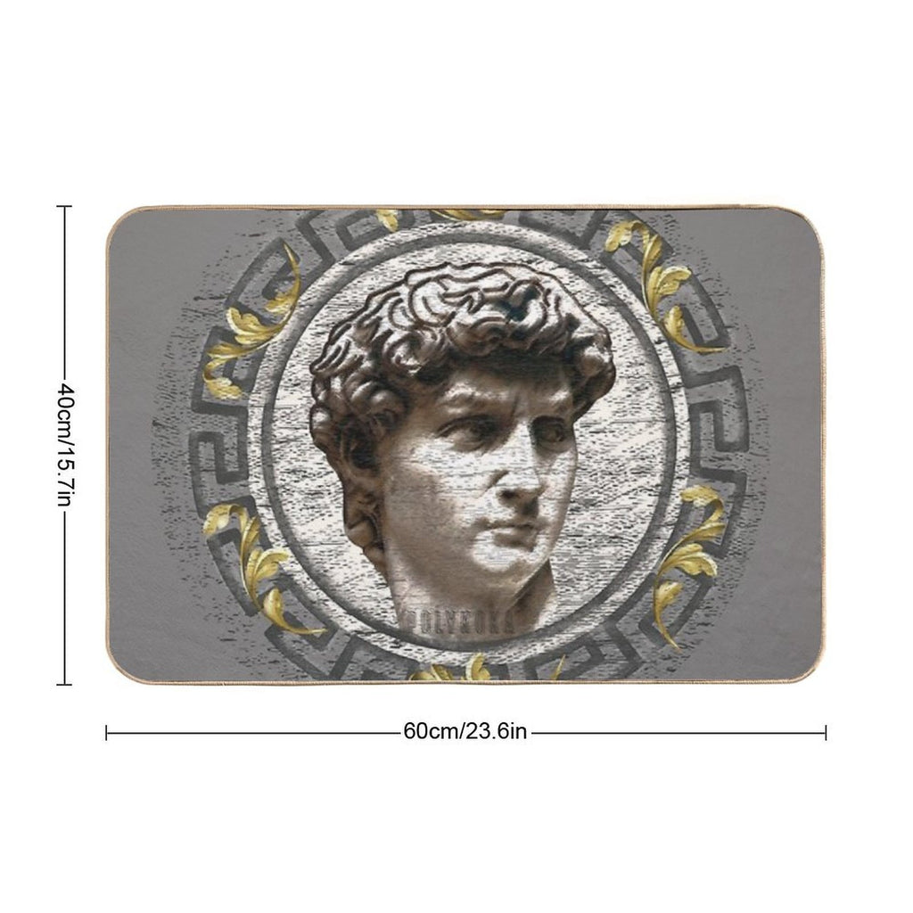 THE DAVID FACE Durable Bath Mat