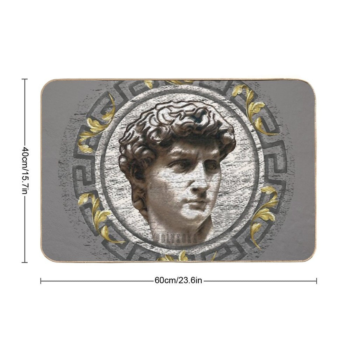 THE DAVID FACE Durable Bath Mat