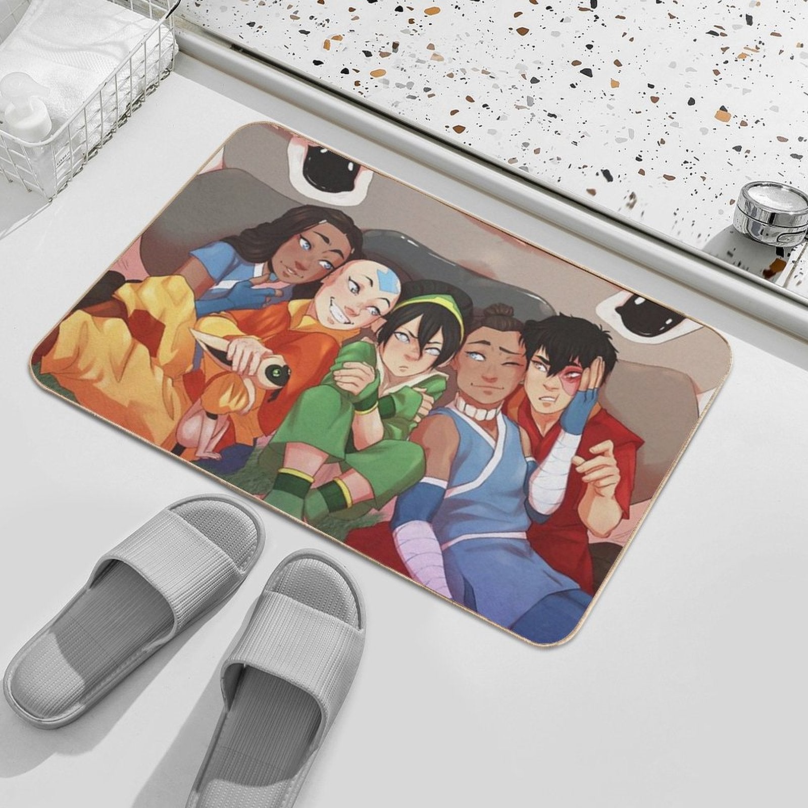 The Gaang  Dirt-Trapping Bath Mat
