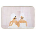 Morning with A Friend  Easy Maintenance Bath Mat