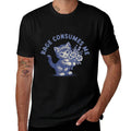 Rage Consumes Me Funny Meme Cat Mental Health Awareness  Fade-proof Color T-Shirt