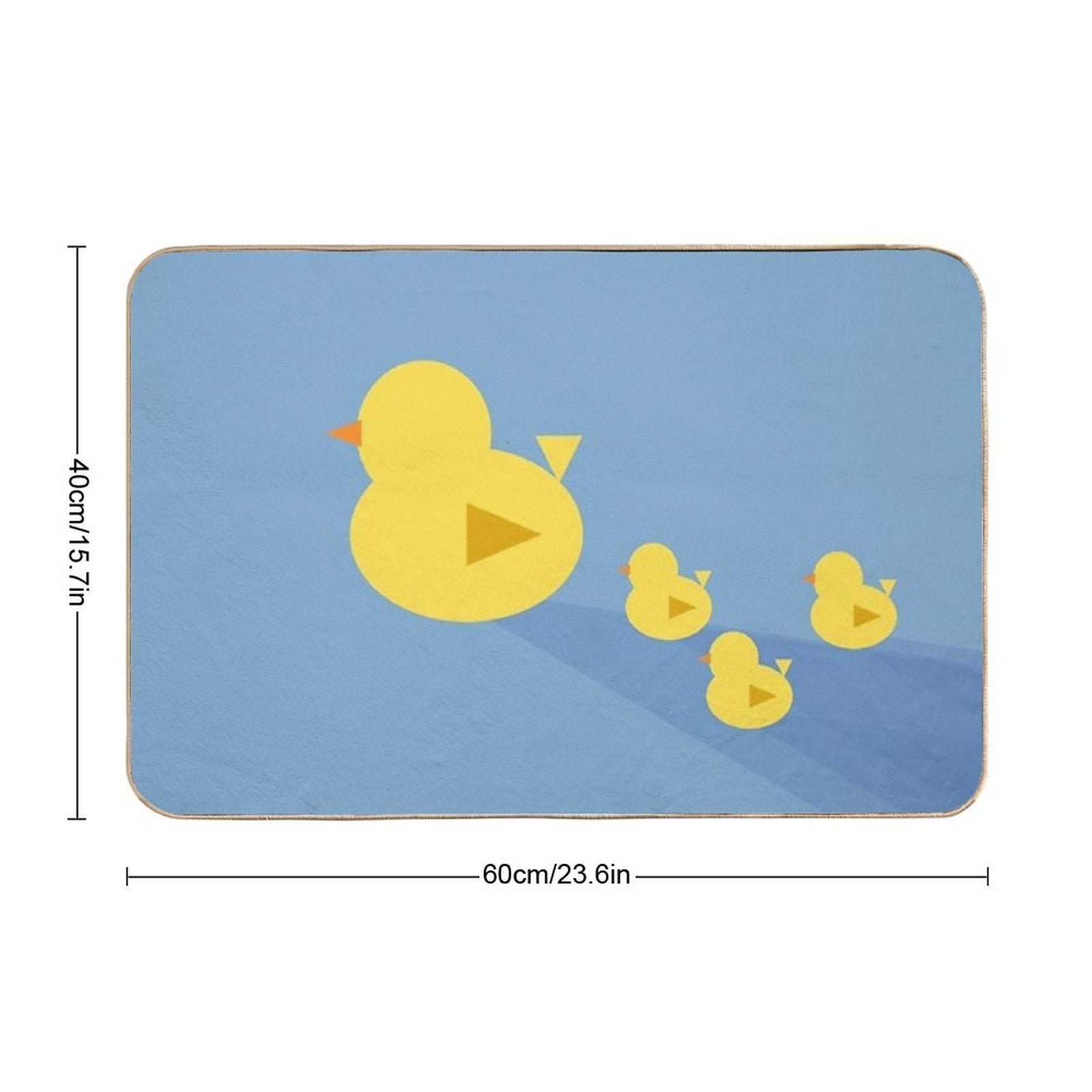 Animal Prints Collection - DUCKIE  Stain-Proof Bath Mat