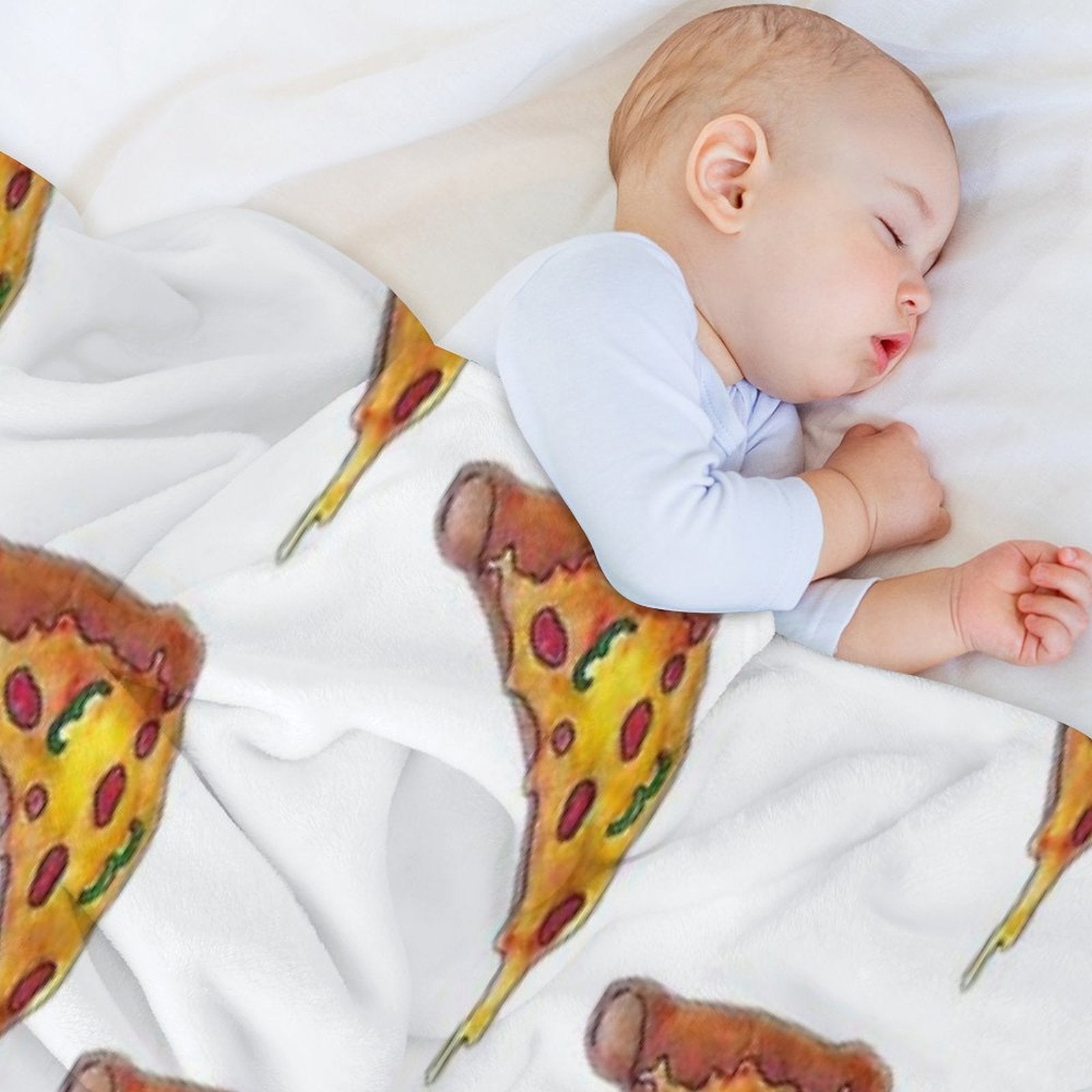 Pizza Slice Lightweight Throw Blanket