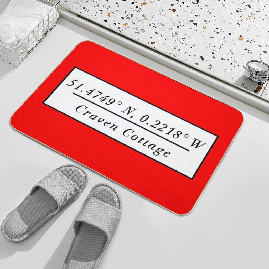 Craven Cottage  Dirt-Trapping Bath Mat