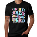 In My Baby Swaddling Era Mother Baby Nurse Postpartum Groovy  Versatile T-Shirt