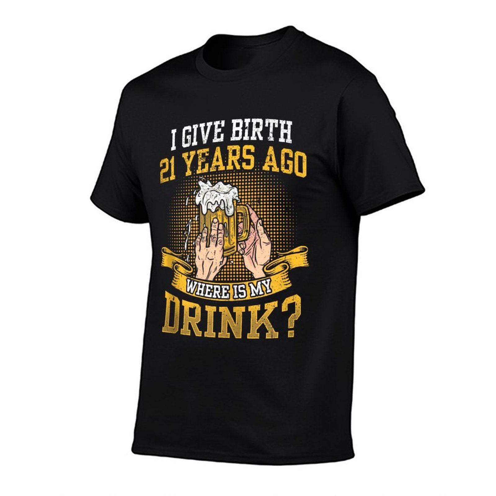 I Gave Birth 21 Years Ago Celebrate Party 21St Birthday  Slim-fit Cut T-Shirt