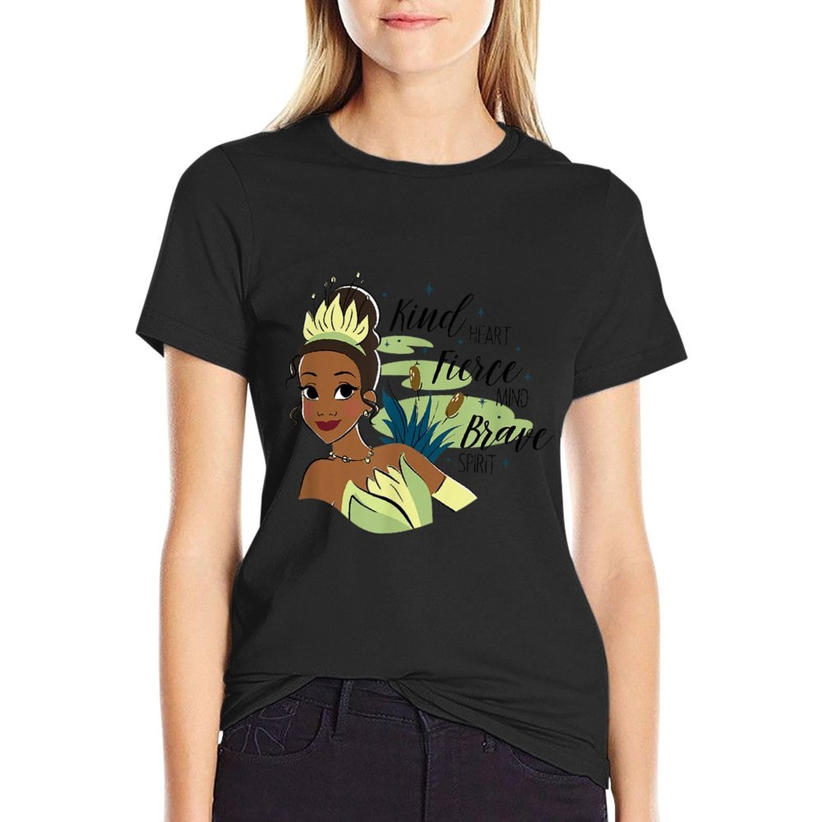Princess  The Frog Tiana Kind Fierce Brave  Moisture-wicking T-Shirt