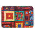 Vintage Design, Multi-culture  Long-Lasting Bath Mat