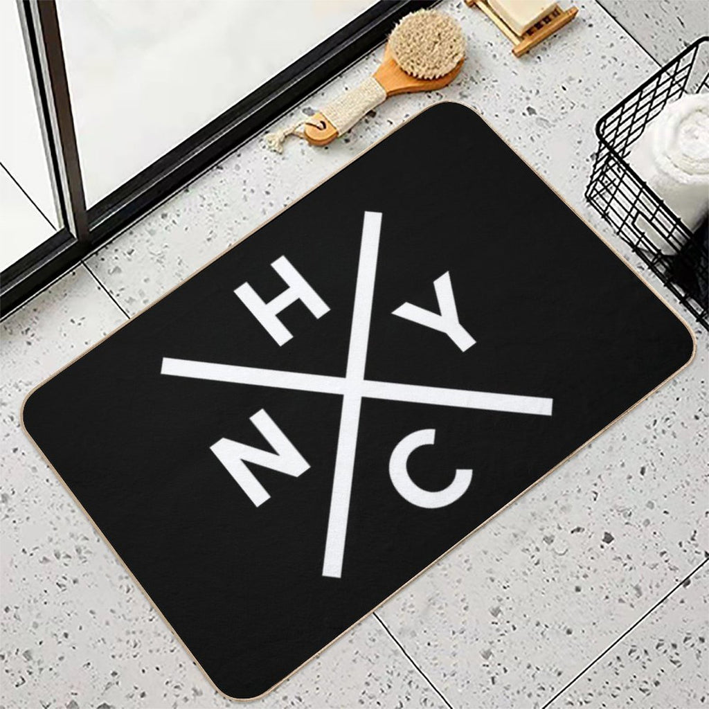 NYHC New York Hardcore Punk Rock  Non-Slip Bath Mat