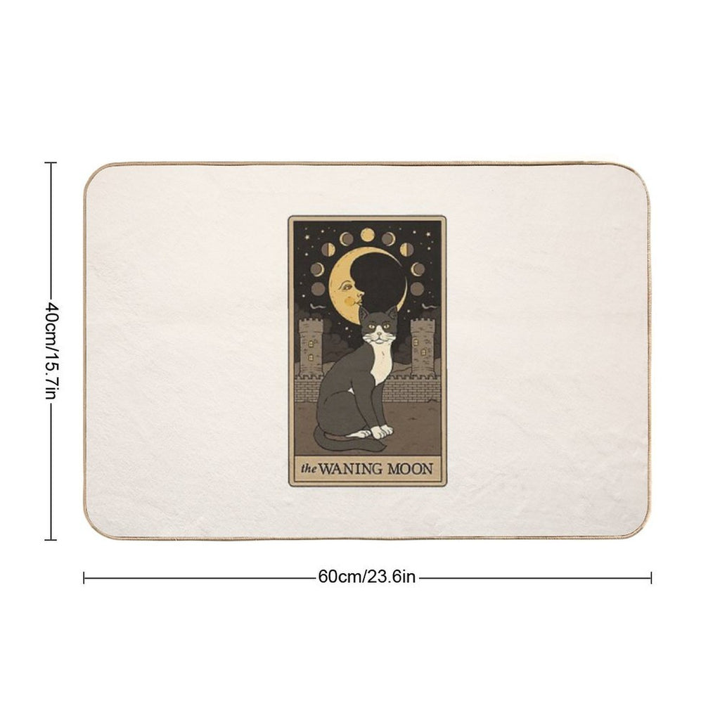 The Waning Moon Cat  Odorless Bath Mat