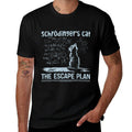 Schrödingers Cat The Escape Plan Funny Science Teacher  Graphic-printed T-Shirt