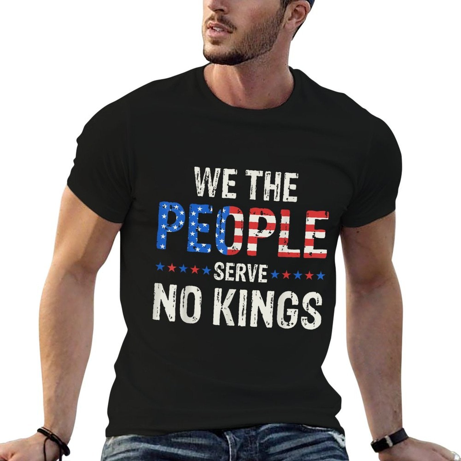 We The People Serve No Kings In America Since 1776  Eco-friendly Material T-Shirt
