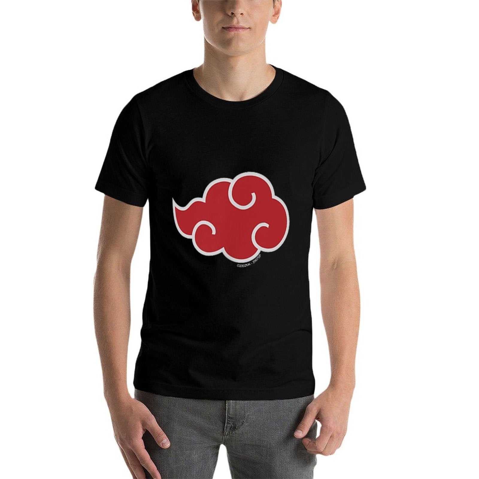 Naruto Shippuden Akatsuki Cloud  Heathered Texture T-Shirt