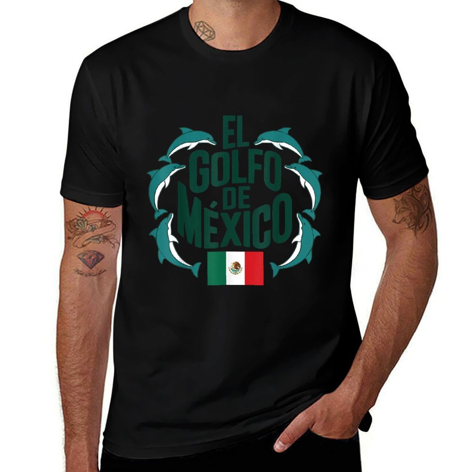El Golfo De México Dolphin Gulf Of Mexico  Odor-resistant T-Shirt