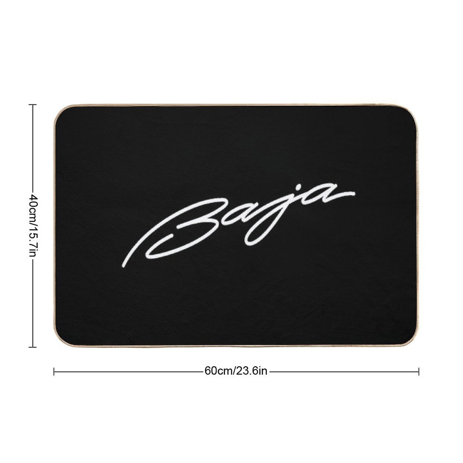 Baja Symbol  Eco-Friendly Bath Mat