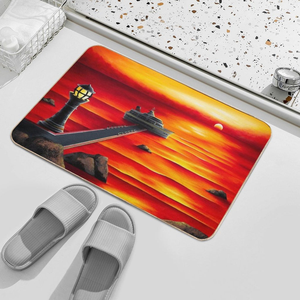 Vermilion  Dirt-Trapping Bath Mat