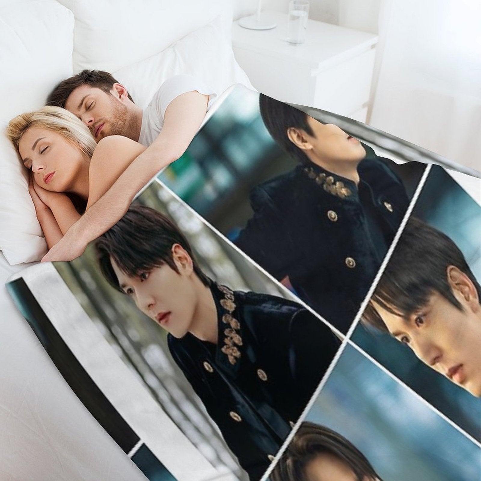 Lee Min Ho The King Handsome Collage Comfort Throw Blanket