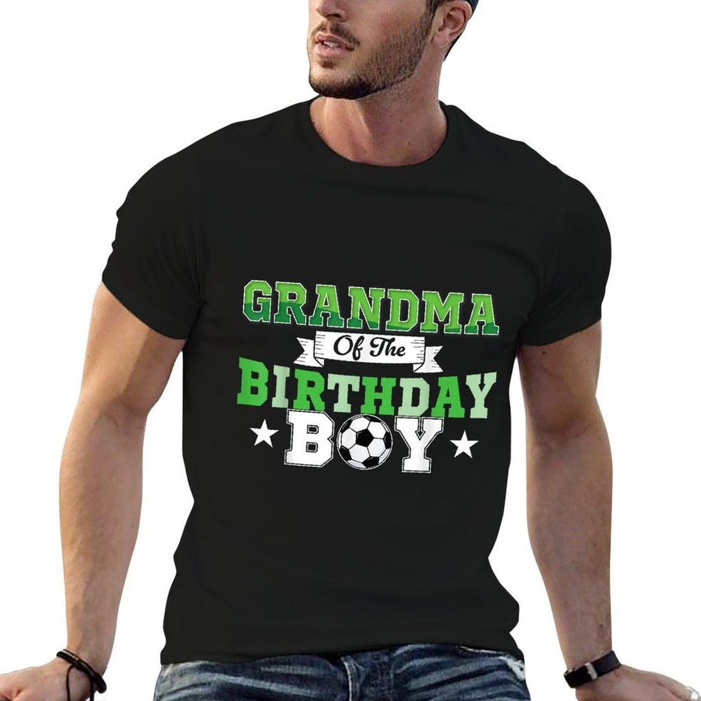 Soccer Grandma Birthday Boys Party Family Matching  Wrinkle-resistant T-Shirt