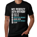 40 Years Old Perfect 40th Birthday Ice Hockey 40th Birthday  Slim-fit Cut T-Shirt