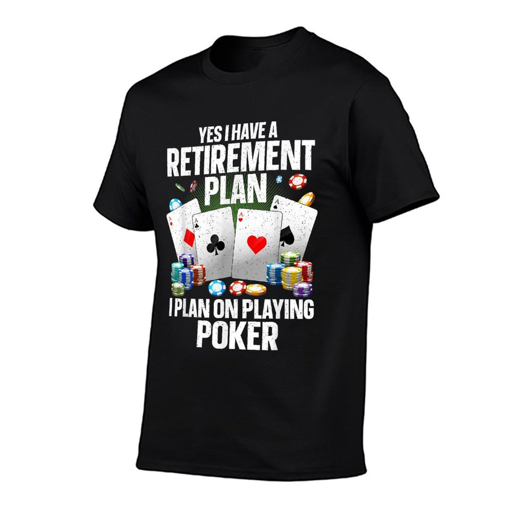 Funny Poker Design For Men Women Poker Player Poker Lover  Vintage-inspired T-Shirt