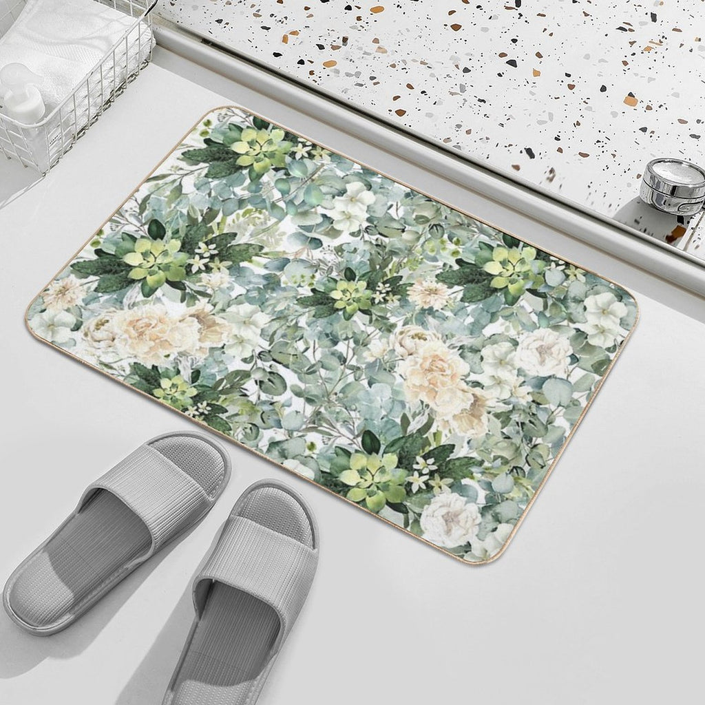 Foliage Burst  Versatile Bath Mat