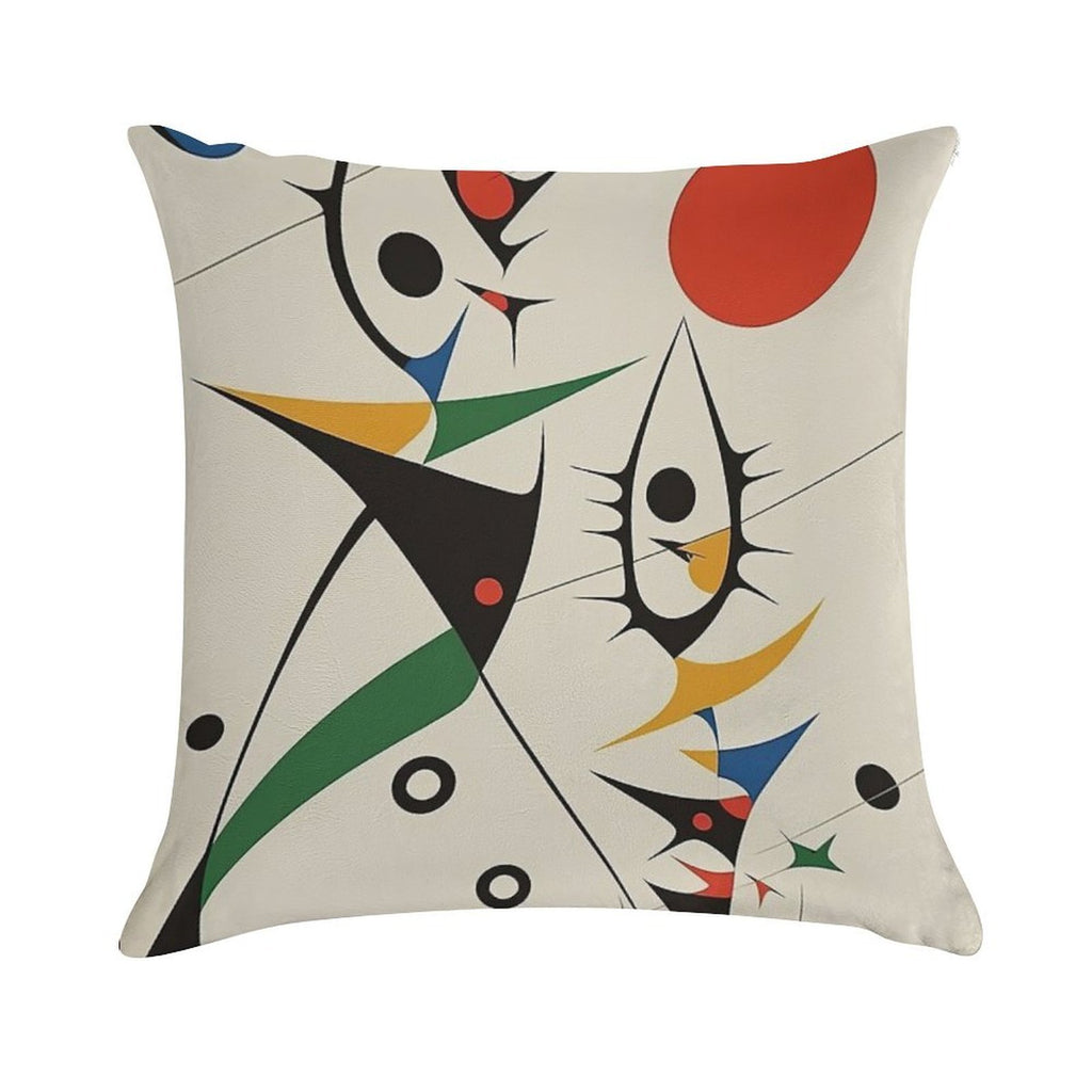 Joan Miro Soft High-Density Material Throw Pillow