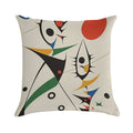 Joan Miro Soft High-Density Material Throw Pillow