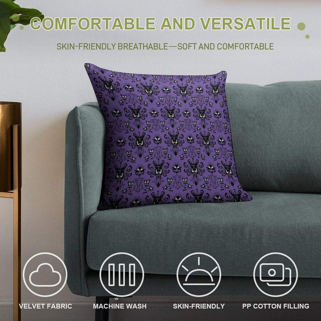 Haunted Mansion Soft Style Accent Throw Pillow